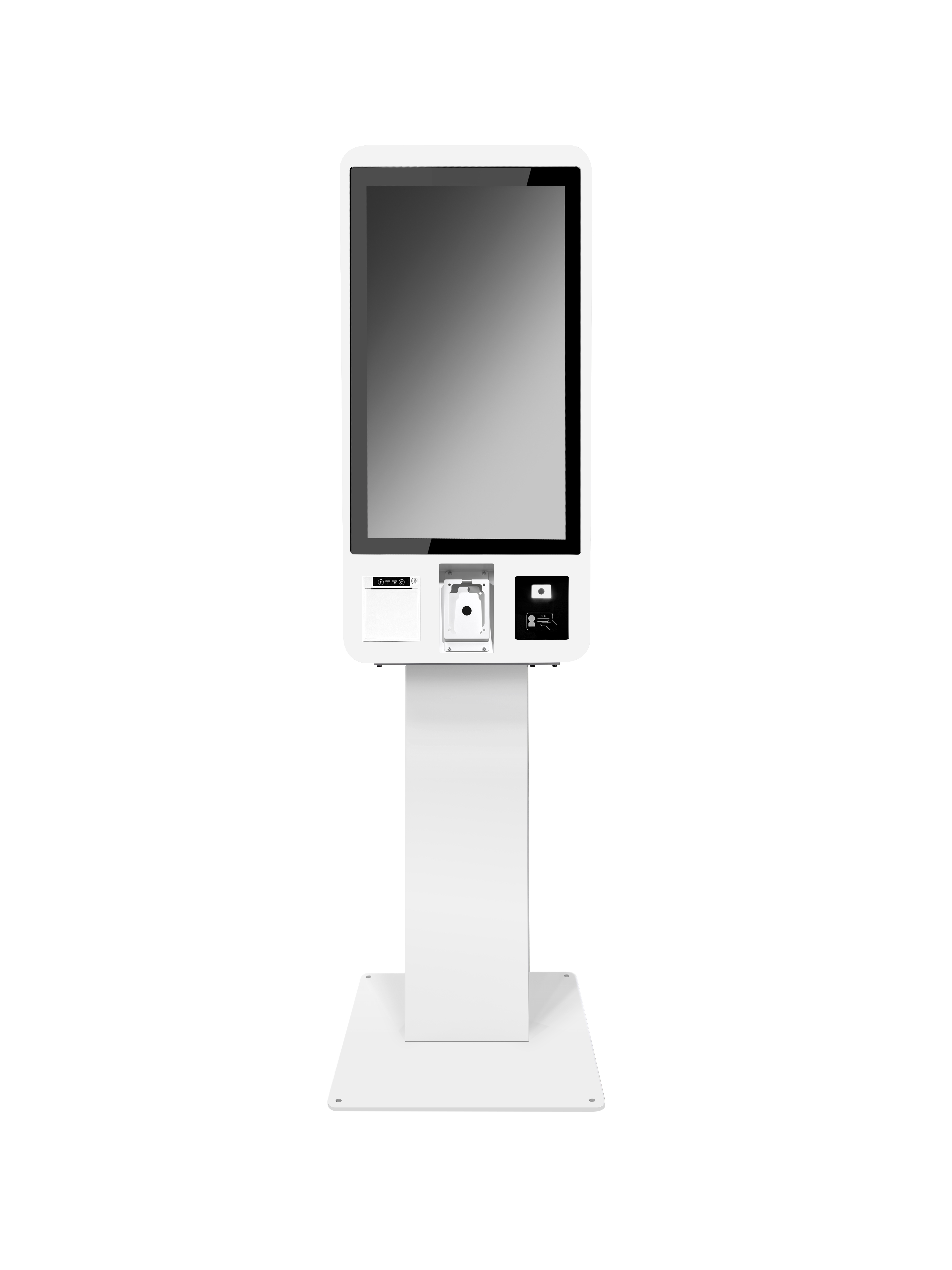 Kiosk32 32" Self-Checkout Kiosk with Printer Scanner NFC |Floor/ Wall-Mount