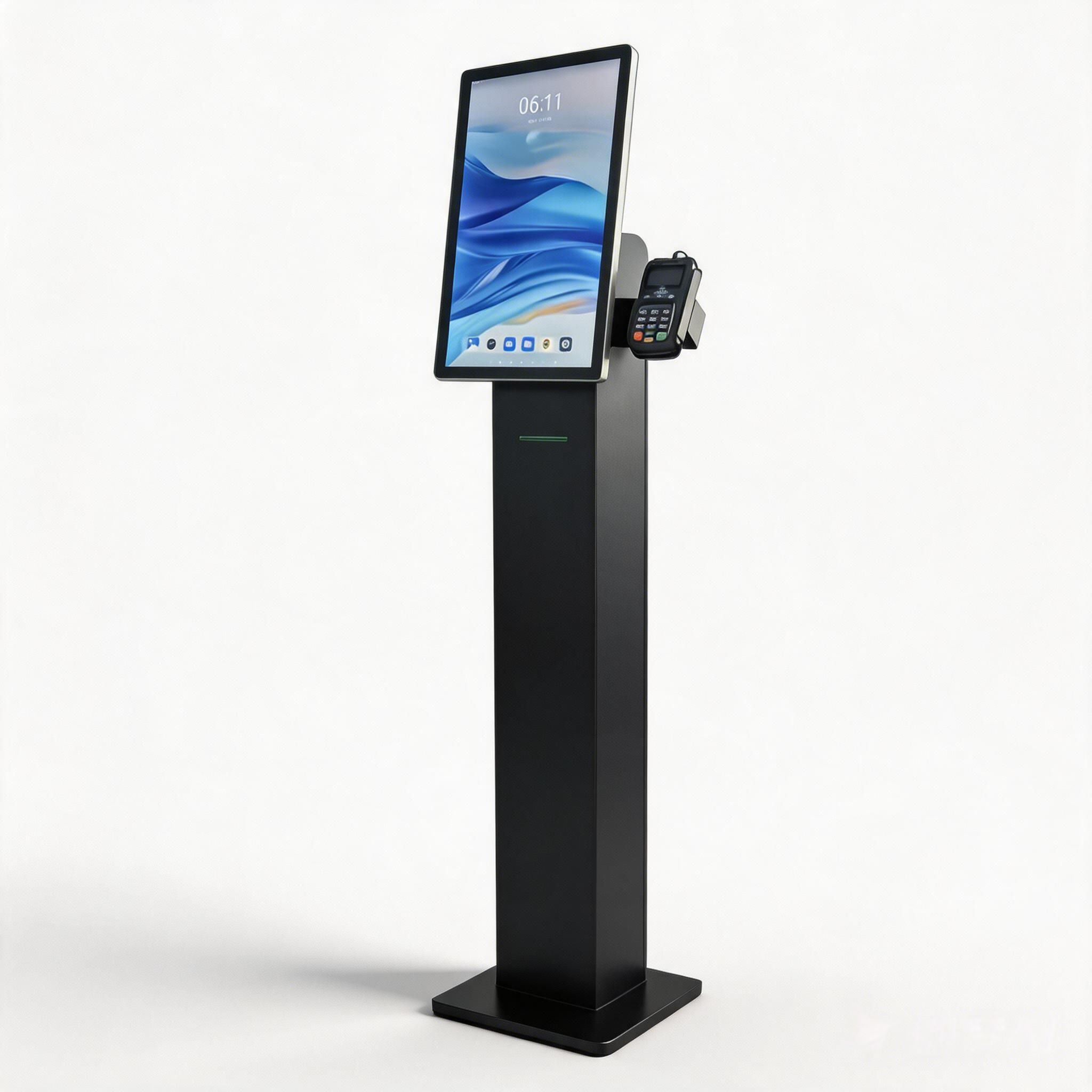 Kiosk215H 21.5" Floor-Mount Self-Service Kiosk with Printer | High Stand
